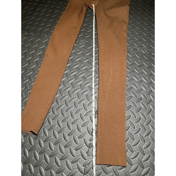 NEW naked wardrobe snatched Brown High Waist women's Leggings 86% rayon Sz S - Picture 7 of 11
